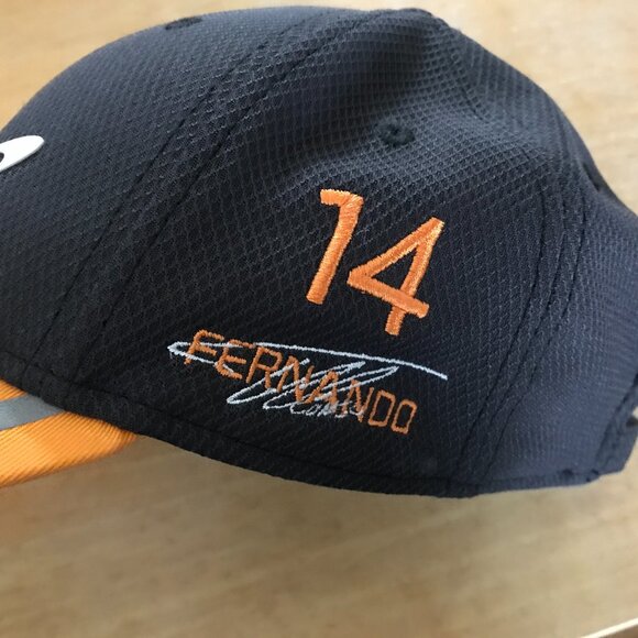 McLaren Stoffel Vandoorne 2 & Fernando Alonso 14 Embroidered Signatures Cap - Picture 3 of 7